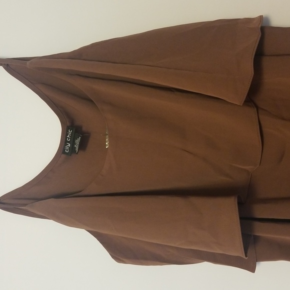 Mauve Sleeveless Cami Sweet Tier Satin Top - Picture 2 of 7